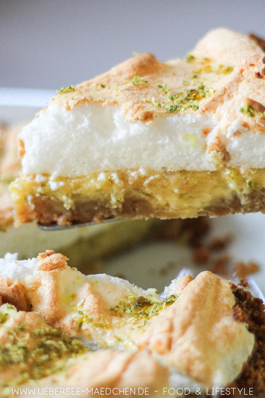 Key Lime Pie Amerikanische Zitronentarte mit Baiser Rezept von ÜberSee-Mädchen Foodblog vom Bodensee