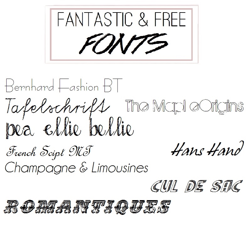 Fantastic & Free Fonts 4