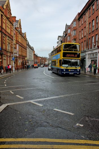 Dublins Straßen in Irland, ein Reiseführer