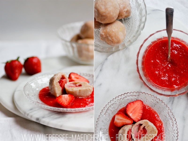 Fruchtig-süße Erdbeer-Quark-Knödel als Hauptgericht