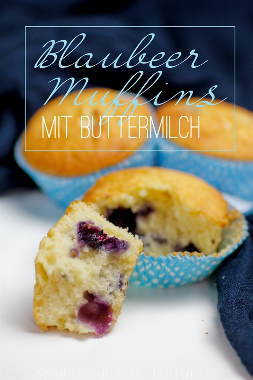 Rezept für Blaubeer-Muffins mit Buttermilch