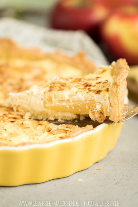 Schwäbischer Apfelkuchen mit Mürbeteig Schmandguss Rezept von ÜberSee-Mädchen Foodblog Bodensee Überlingen