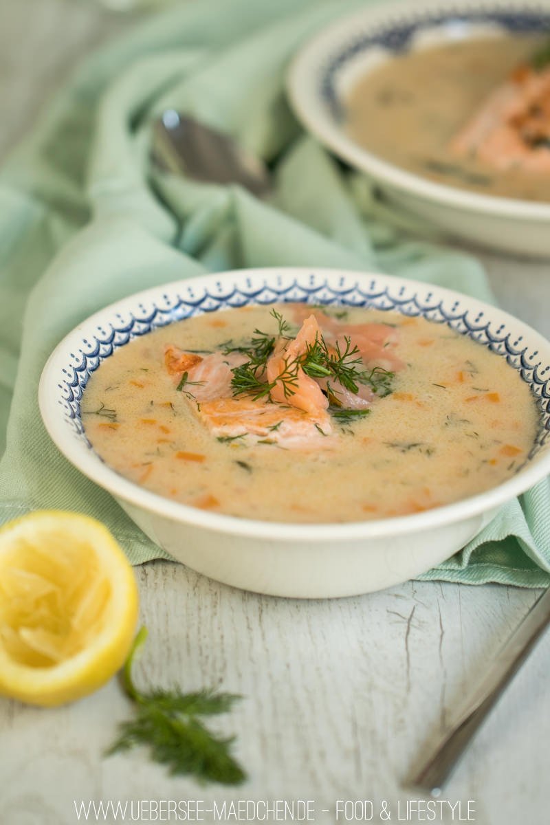 Cremige Fischsuppe Mit Lachs Und Lachsforelle Ubersee Madchen 