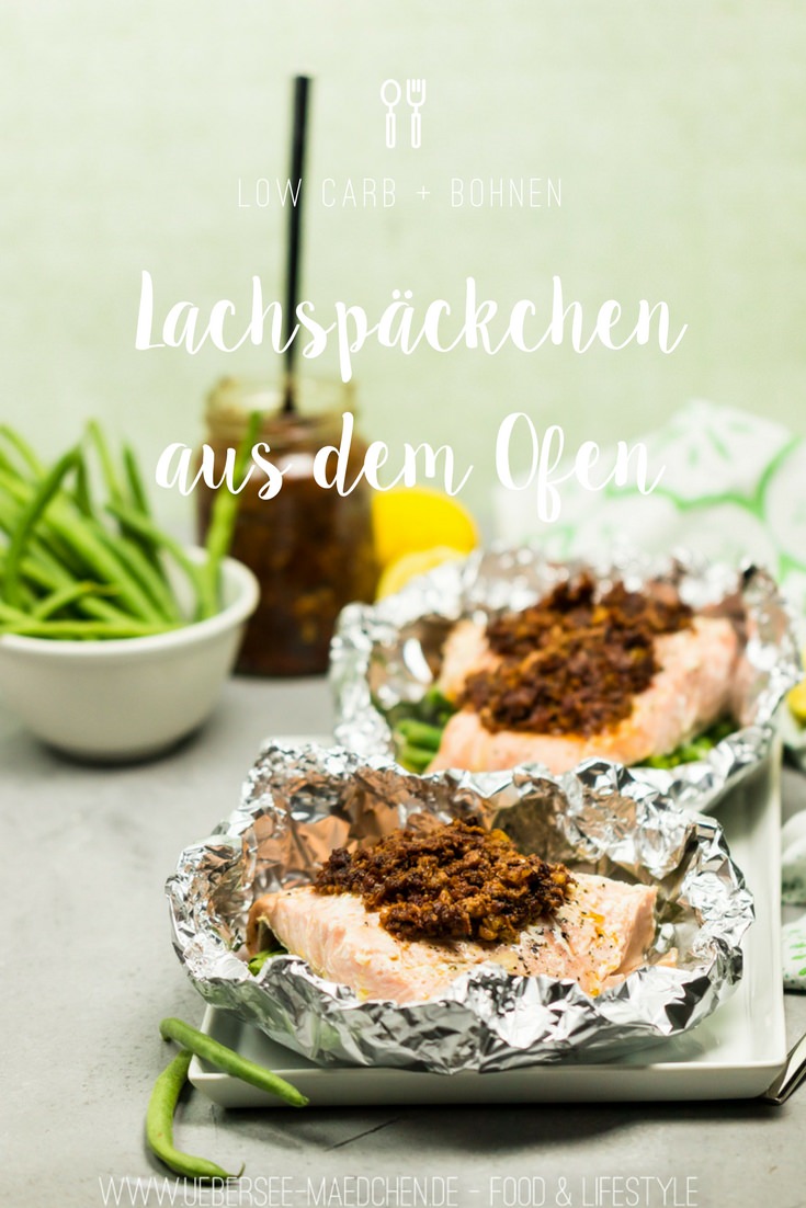 Lachspäckchen mit Pesto und Bohnen nach Jamie Oliver aus dem Ofen Rezept von ÜberSee-Mädchen Foodblog vom Bodensee Überlingen
