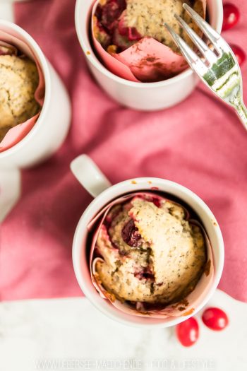 Tassenkuchen aus dem Ofen mit Mohn und Cranberry Rezept von ÜberSee-Mädchen Foodblog Bodensee Überlingen
