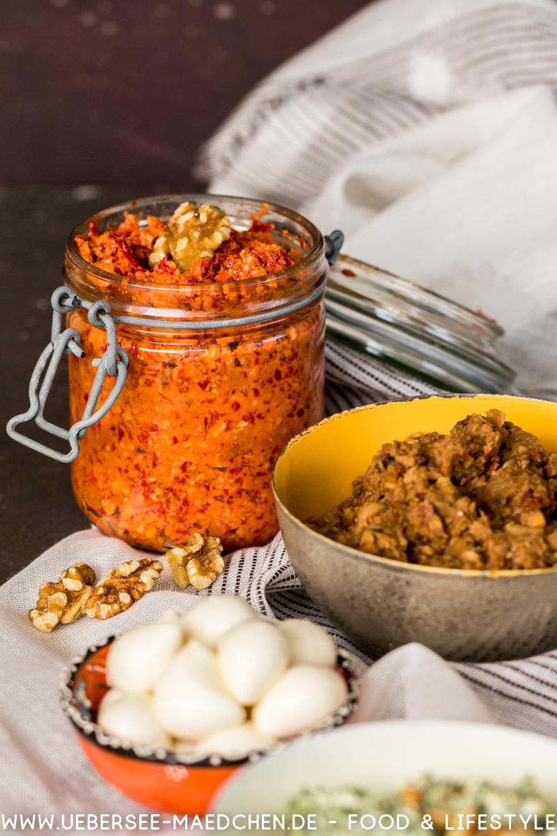 Muhammara mit Spitzpaprika Walnuss selbstgemacht Rezept von ÜberSee-Mädchen Foodblog vom Bodensee Überlingen