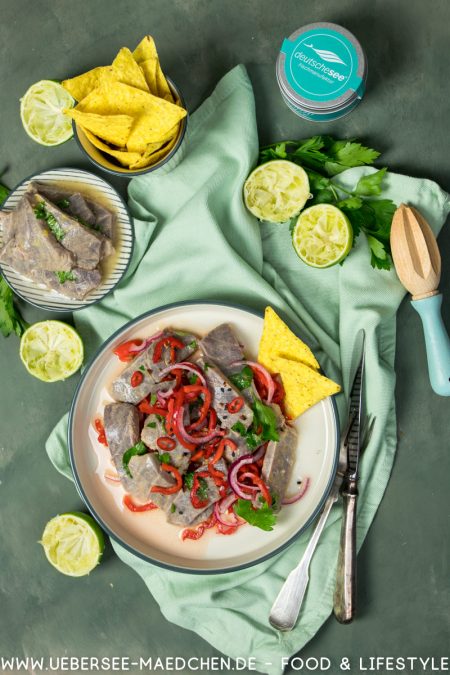 Ceviche mit Thunfisch Deutsche See und Salsa Criolla Rezept von ÜberSee-Mädchen Foodblog vom Bodensee Überlingen