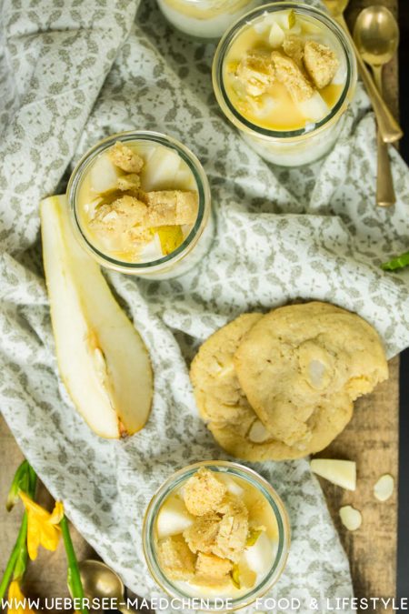 Dessertgläser mit Cookies Birnen Rezept von ÜberSee-Mädchen Foodblog