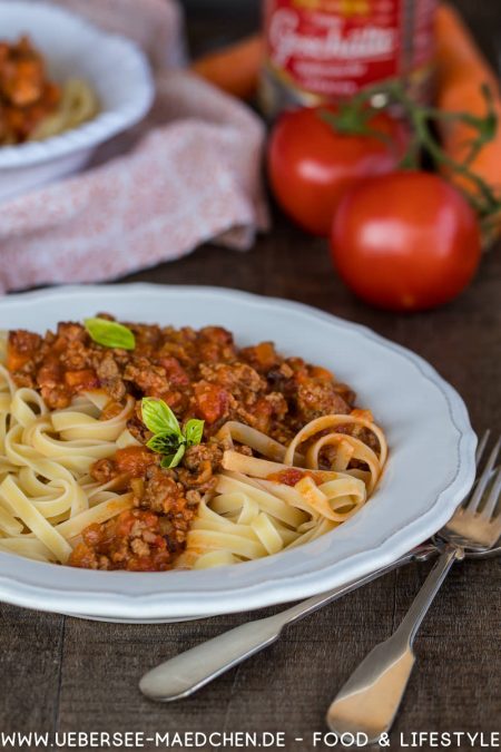Pasta Ragu alla bolognese - original wie in Bologna - ÜberSee-Mädchen Pasta Ragu alla bolognese - original wie in Bologna - ÜberSee-Mädchen
