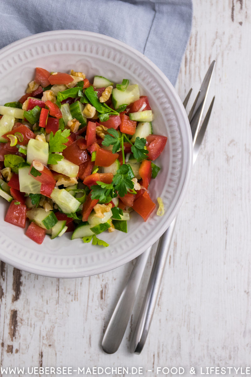 Türkischer Coban Salat - einfach, aber so gut! - ÜberSee-Mädchen