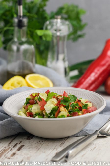 Türkischer Coban Salat - einfach, aber so gut! - ÜberSee-Mädchen