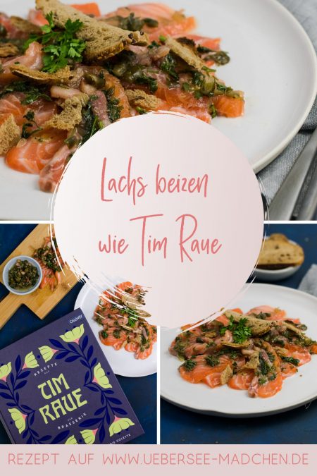 Gebeizter Lachs mit Kapern-Speck-Vinaigrette nach einem Rezept von Tim Raue und dem Restaurant Brasserie Colette von ÜberSee-Mädchen der Foodblog vom Bodensee