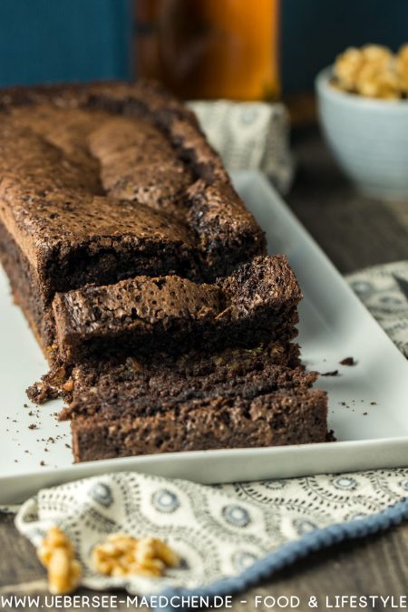 Walnuss-Schoko-Kuchen ohne Mehl - ÜberSee-Mädchen