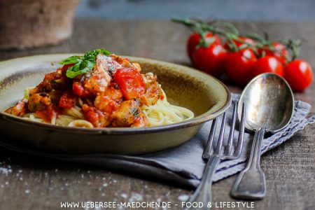 Spaghetti mit Meeresfrüchten Frutti di Mare Rezept von ÜberSee-Mädchen Foodblog vom Bodensee