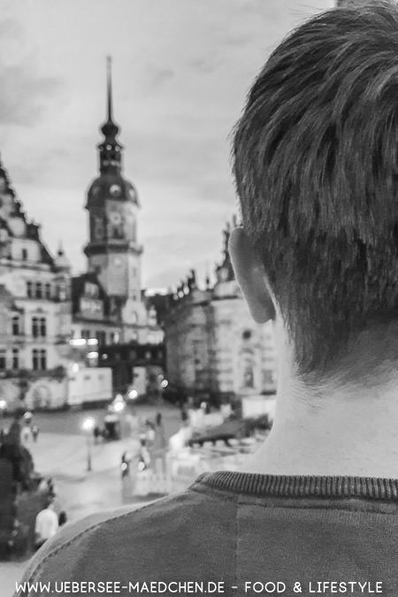 Blick aufs Schloss Dresden