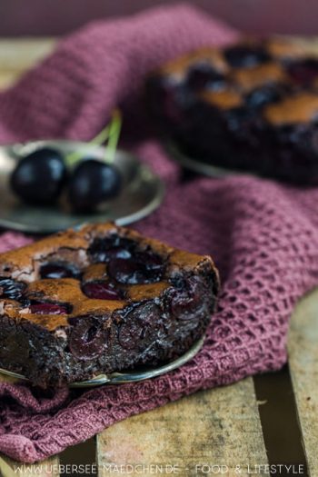 Rezept für Kirsch-Brownies so richtig saftig von ÜberSee-Mädchen Foodblog vom Bodensee Konstanz
