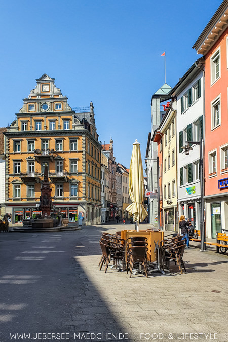 Die Marktstätte ist zentraler Ausgangspunkt in Konstanz