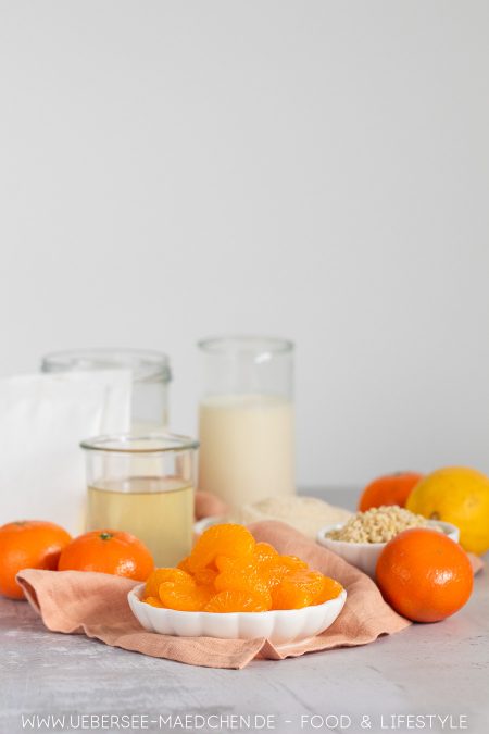 Zutaten für Mandarinencreme-Nachtisch