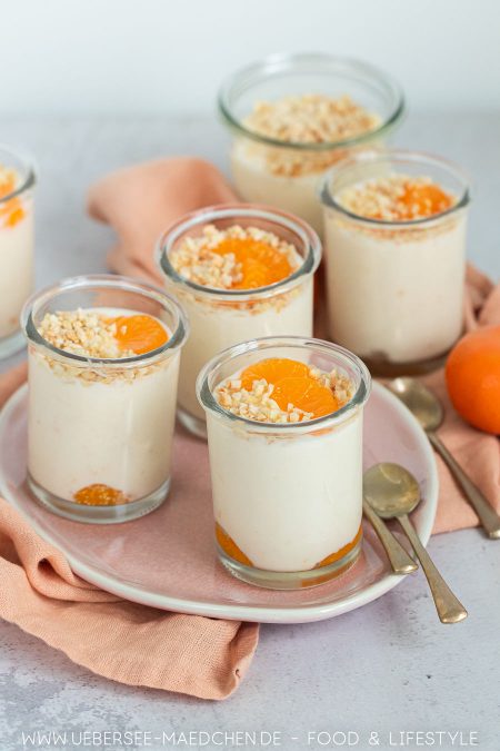 Mandarinencreme Dessert mit Joghurt Sahne nach Landfrauen Rezept von ÜberSee-Mädchen Foodblog vom Bodensee