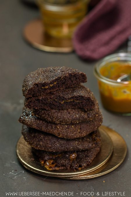 Cookies mit Schoko und Karamell Rezept von ÜberSee-Mädchen