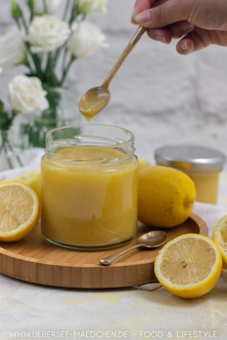 Rezept für Lemoncurd zum Frühstück Kuchen oder Dessert selbstgemacht