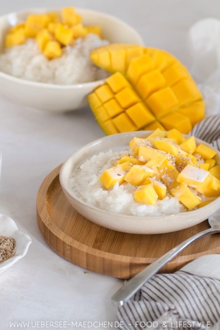 Rezept für Sticky Rice mit Kokoscreme und Mango nach Pok Pok von ÜberSee-Mädchen Foodblog vom Bodensee
