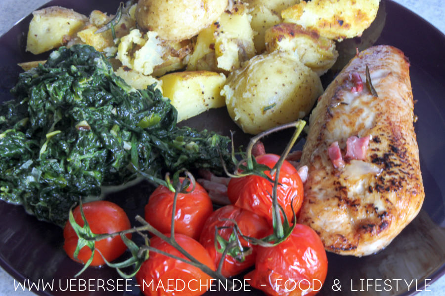 Ofen Hahnchen Lecker 30 Minuten Menu Nach Jamie Oliver Ubersee Madchen 