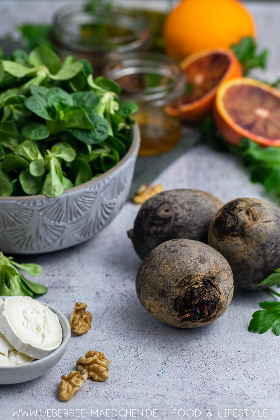 Rote-Bete-Tatar mit Feldsalat &amp; Ziegenkäse - ÜberSee-Mädchen