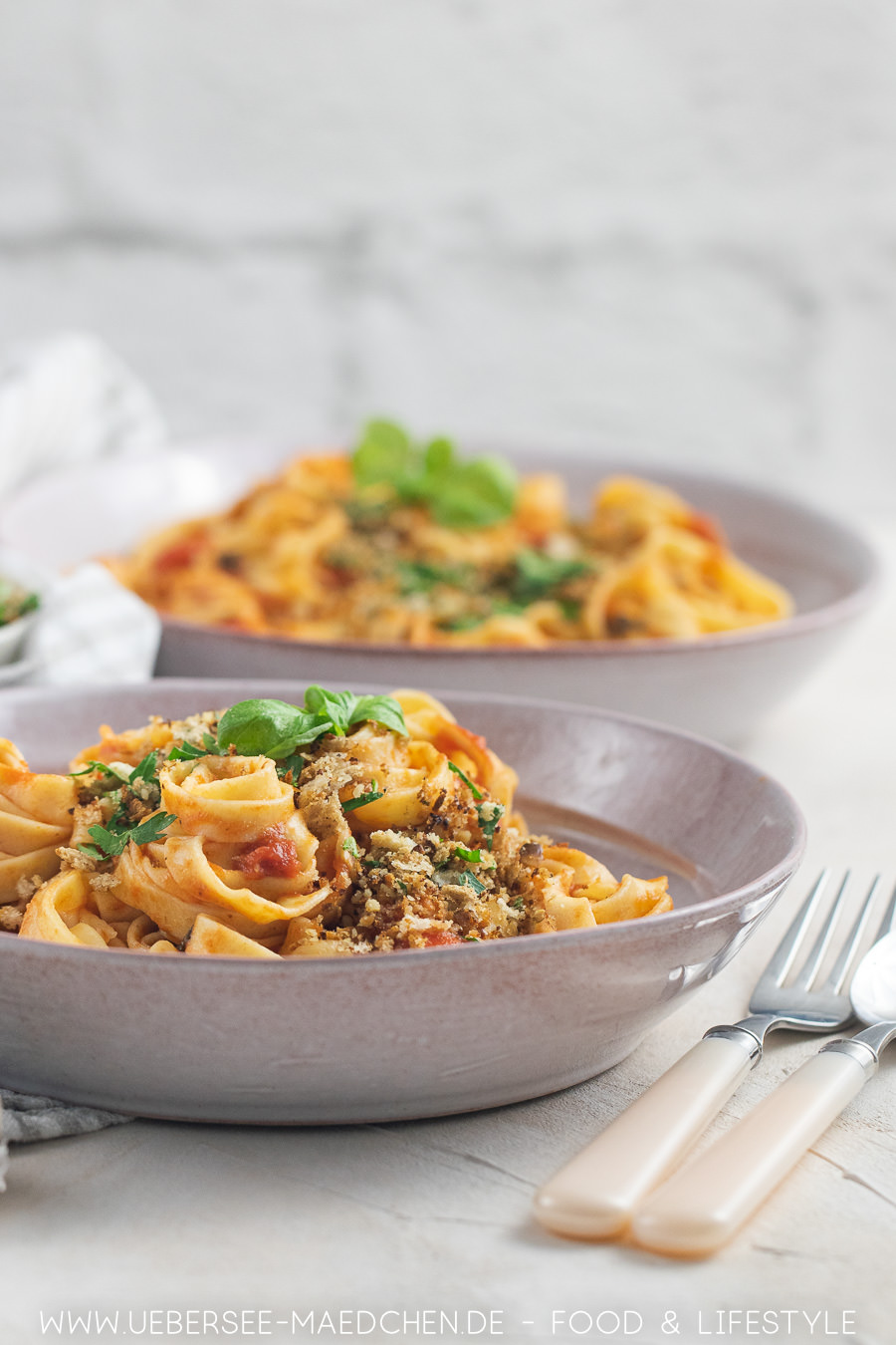 Tagliatelle mit TomatenSardellenSauce Pasta Grannies ÜberSeeMädchen