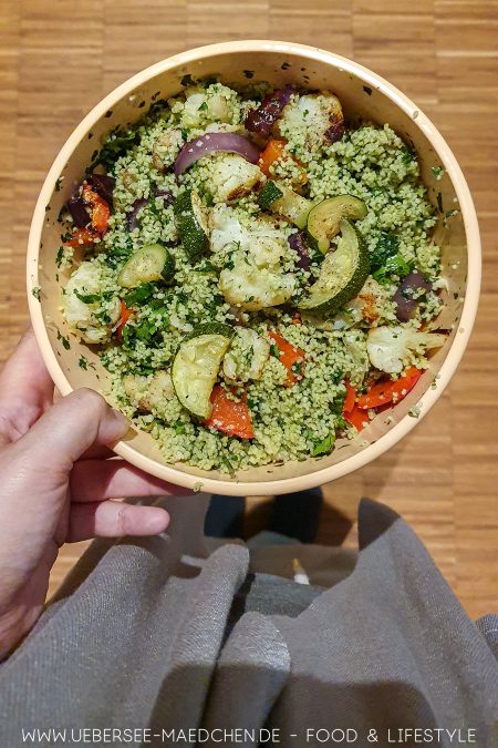 Grüner Couscous-Salat mit Röstgemüse nach Sabrina Ghayour