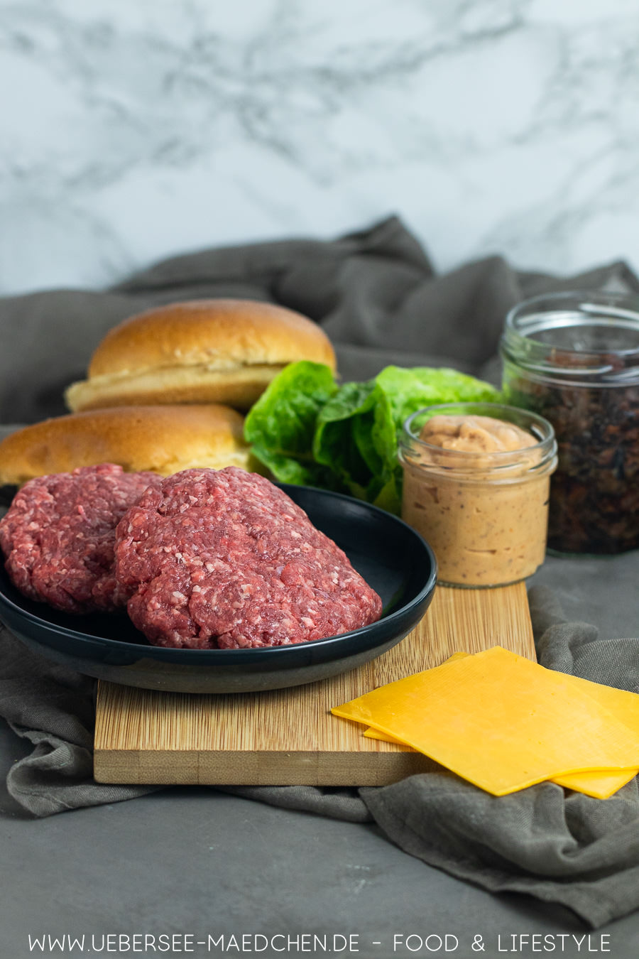 Genialer Burger mit Bacon Jam ÜberSeeMädchen