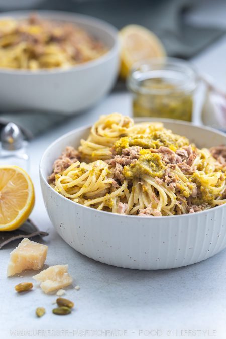 Spaghetti mit Pistazienpesto Rezept