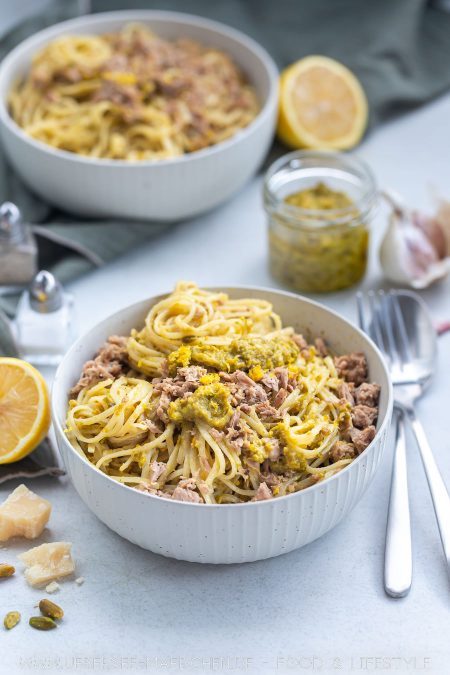 Spaghetti mit Pistazienpesto Rezept nach Gennaro Contaldo