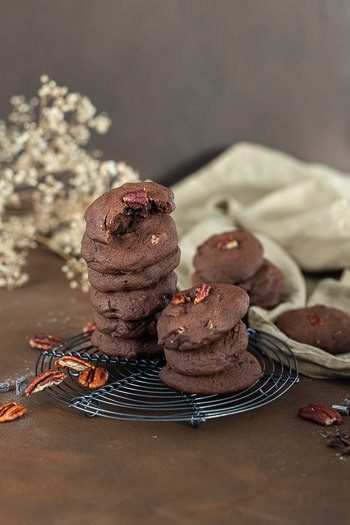 Schoko-Cookies mit Pekannüssen Rezept von ÜberSee-Mädchen Foodblog vom Bodensee Konstanz