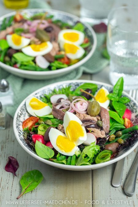 Nizza-Salat Salade niçoise Rezept für Salat mit Thunfisch