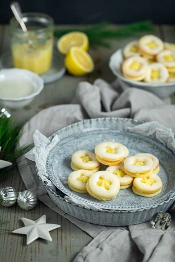 Zitronenplätzchen mit Lemon Curd Rezept von ÜberSee-Mädchen Foodblog vom Bodensee