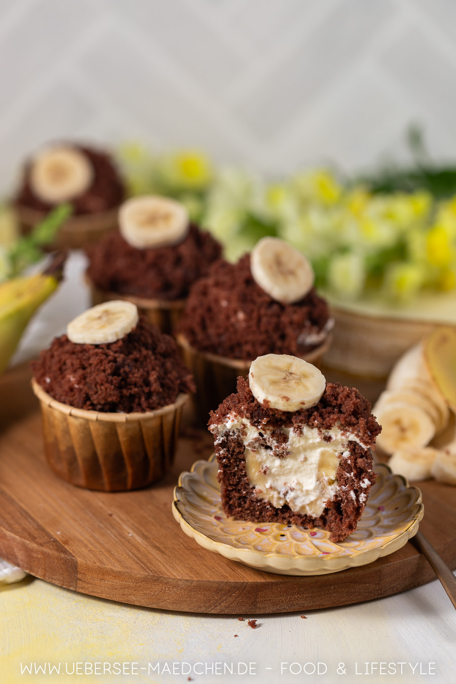 Maulwurf-Muffins | Lieblingskuchen mit Banane im Kleinformat