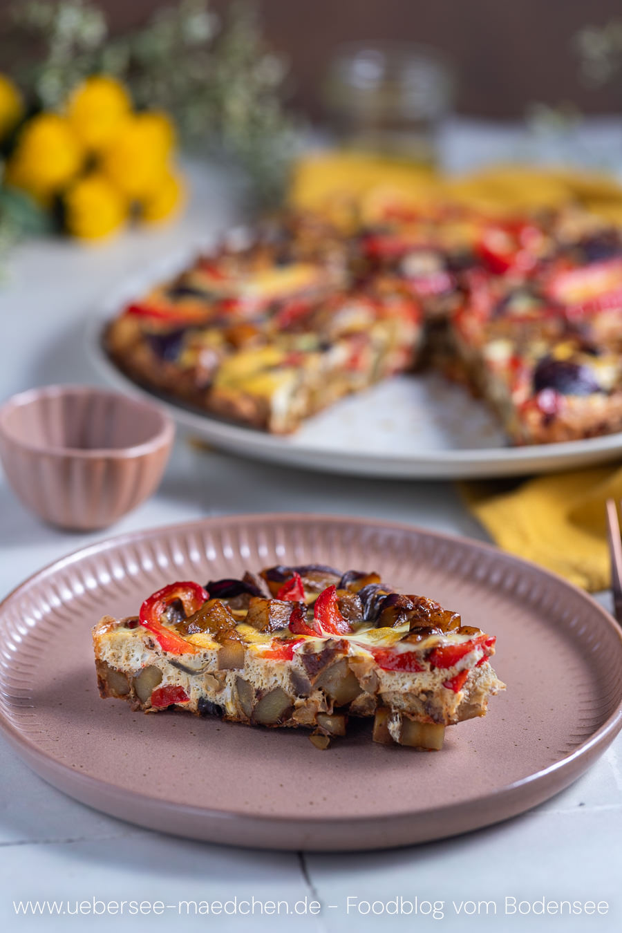 Tortilla mit Paprika - spanische Köstlichkeit easy aus dem Ofen