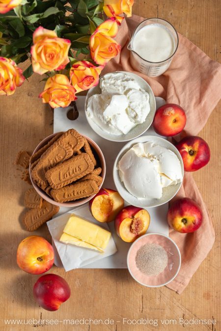 Zutaten für Nektarinentarte ohne Backen Grundrezept