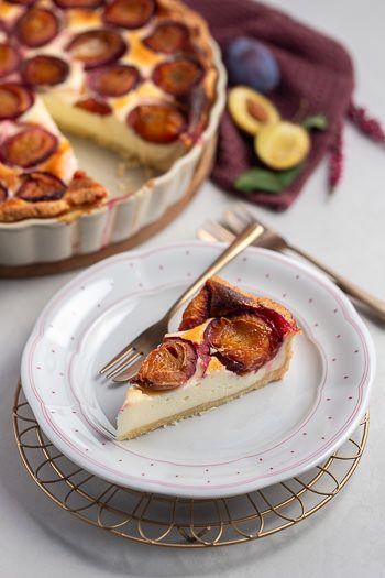 Zwetschgen-Käsekuchen Rezept mit saurer Sahne Quark von ÜberSee-Mädchen Foodblog vom Bodensee Konstanz