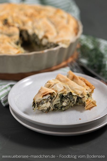 Spinat-Feta-Schnecke aus Filoteig Rezept