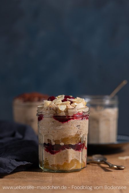 Overnight Oats mit Orange Kirsch Mandel Rezept von Jamie Oliver
