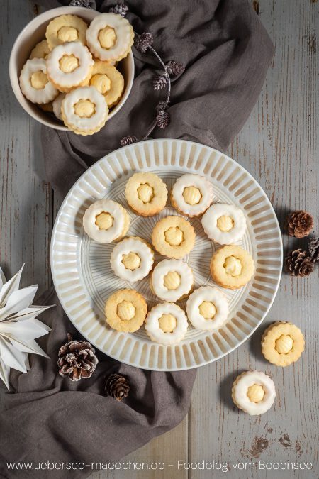 Eierlikör-Plätzchen Doppeldecker zum Ausstechen Rezept