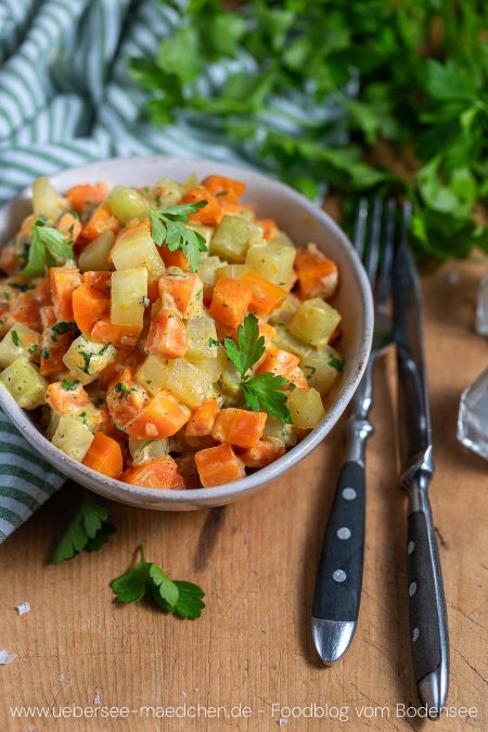 Kohlrabi-Möhren-Gemüse Rezept von ÜberSee-Mädchen Foodblog vom Bodensee