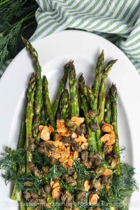 Grüner Spargel Ottolenghi aus dem Ofen Rezept