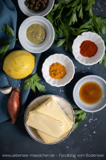 Zutaten für Café de Paris Butter wie im Restaurant