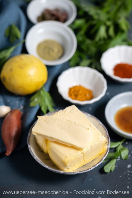Zutaten für würzige Steakbutter aus dem Kochbuch Fett schmeckt