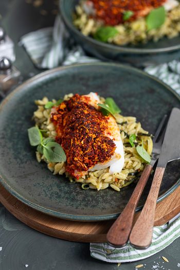 Kabeljau mit Nduja-Kruste Rezept aus Flavour Heroes von ÜberSee-Mädchen Foodblog vom Bodensee