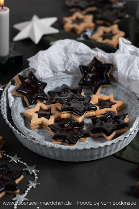 Zimtplätzchen mit Zwetschgenmus Pflaumenmus Rezept